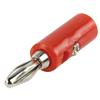 Connettore Maschio a banana BC-002 colore rosso
, Materiale Plastica.  